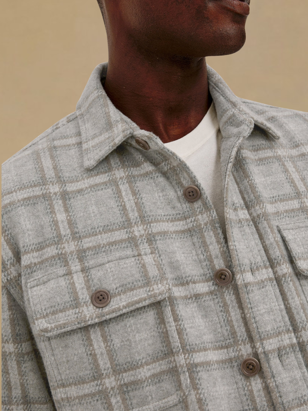 Rails Alder Overshirt - Quarry Mist Heather