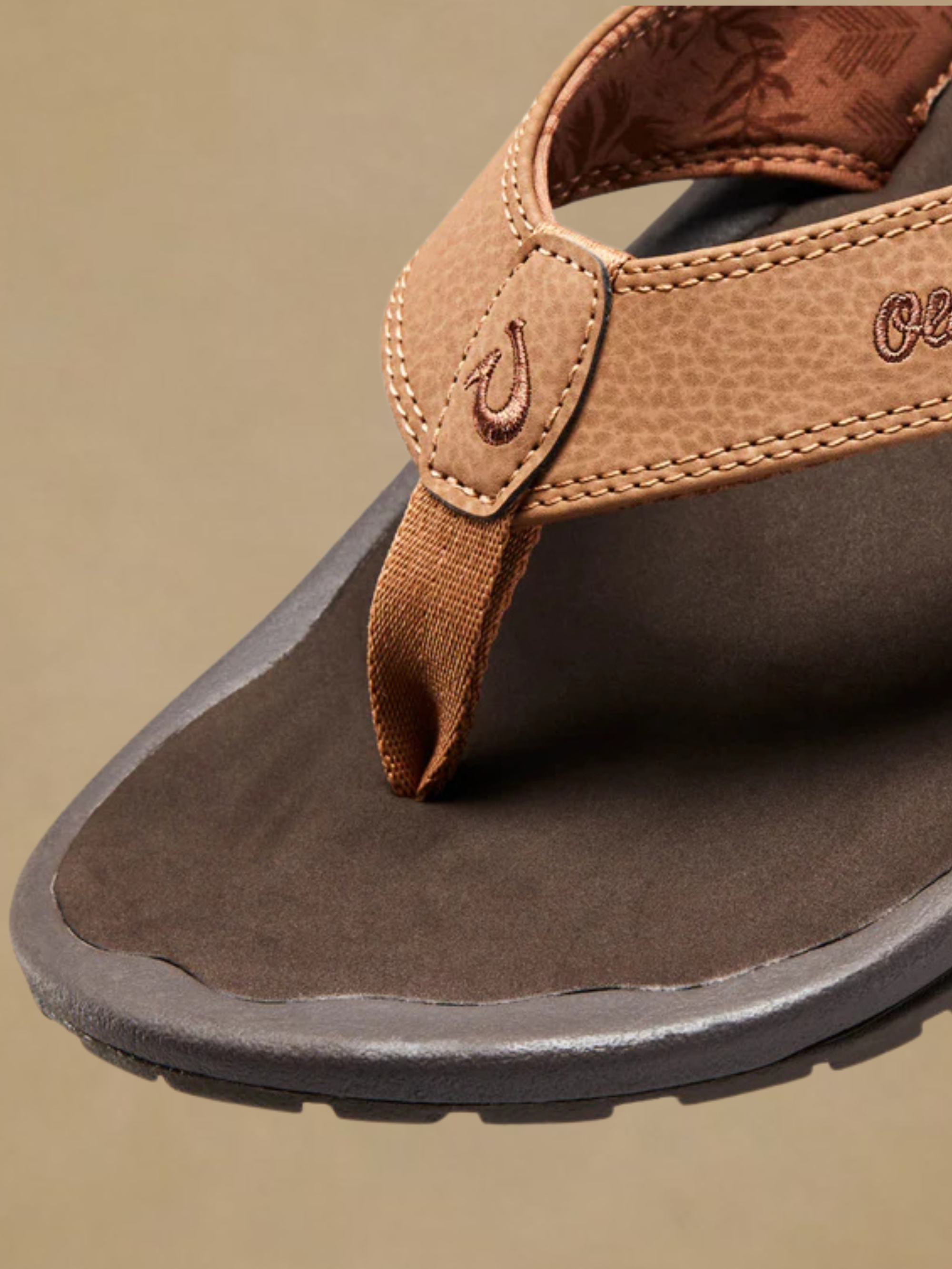 Olukai Ohana - Tan/Dark Java