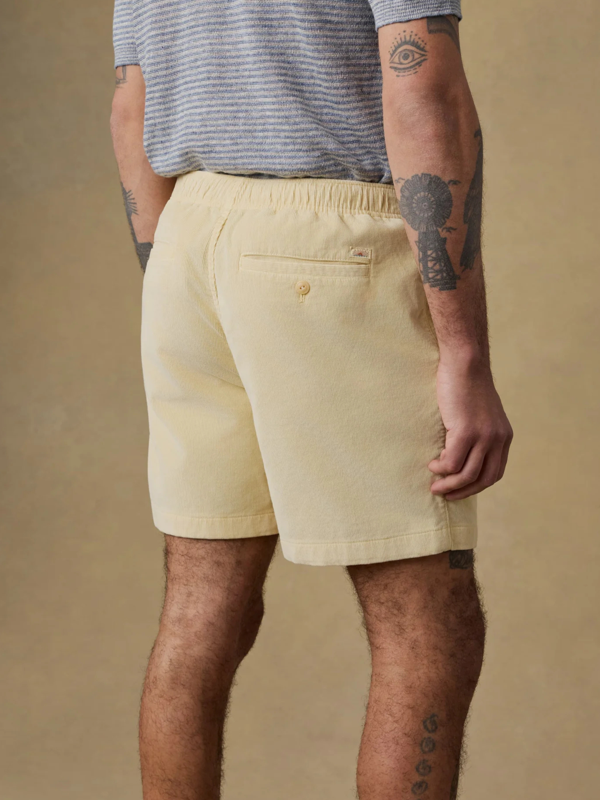 Faherty Essential Corduroy Short- Faded Sun