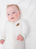 Goosies Varsity Pip Embroidered Zip Romper