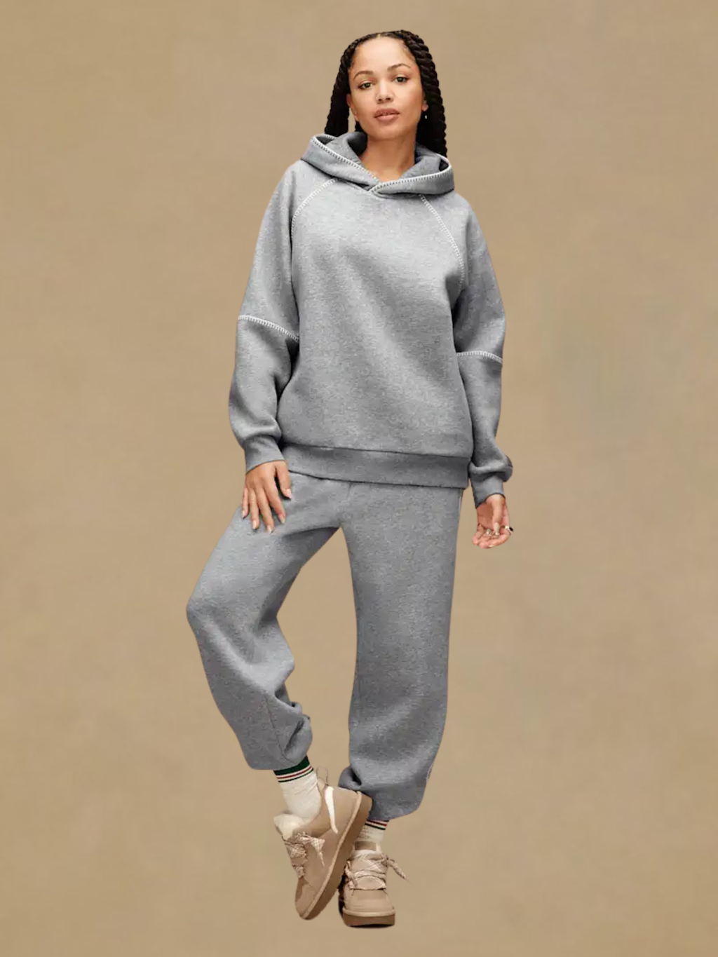 UGG Classic Hoodie - Grey Heather