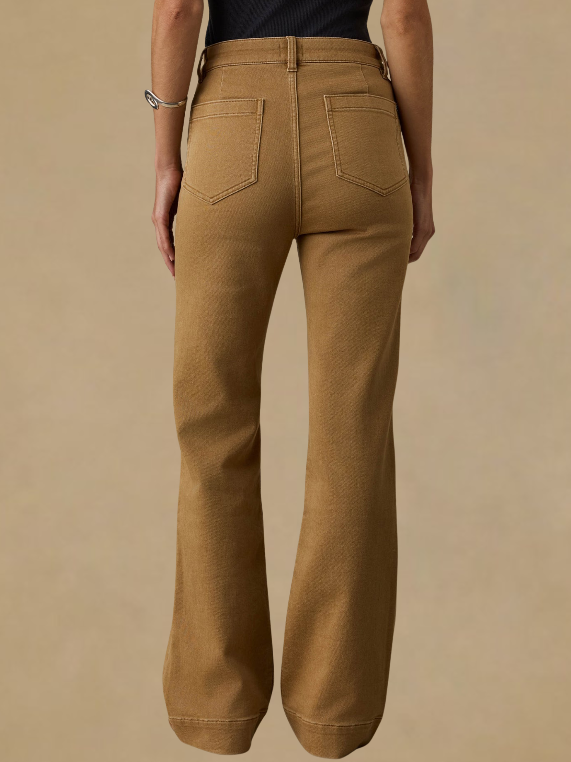 Faherty Stretch Terry Patch Pocket Pant - Elk Brown