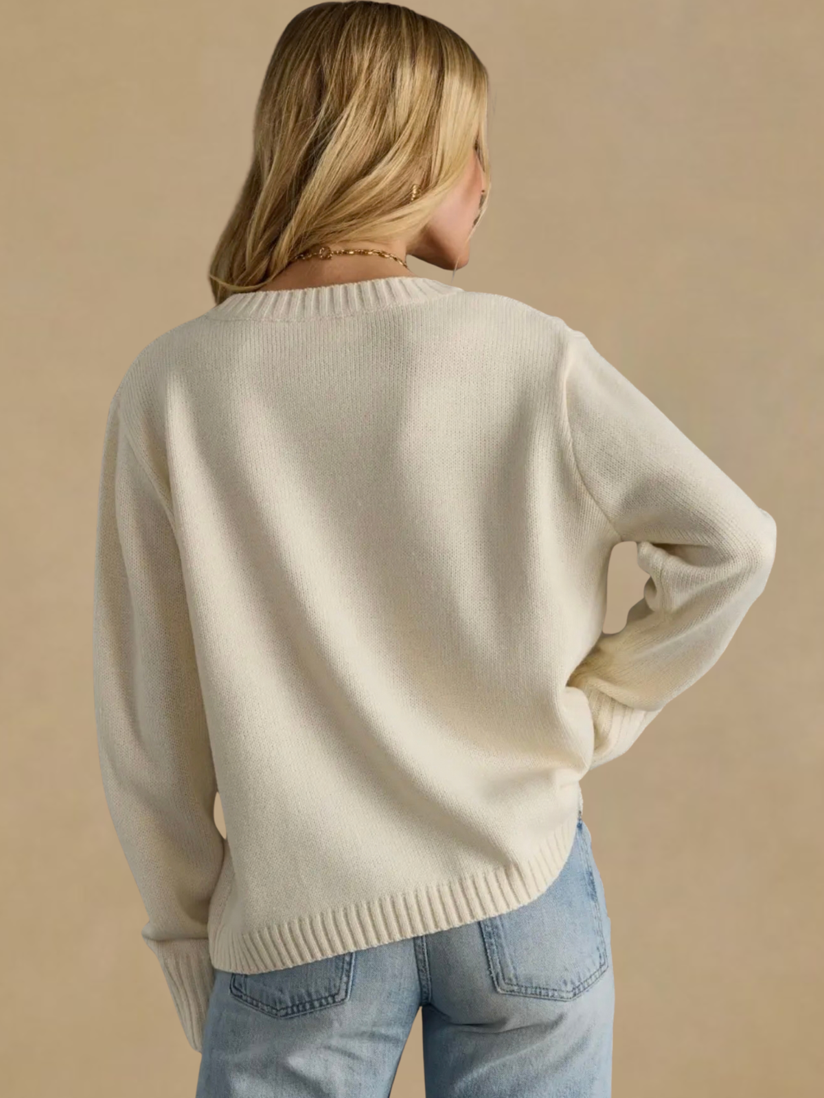 Whiskey Weather Sweater Cream