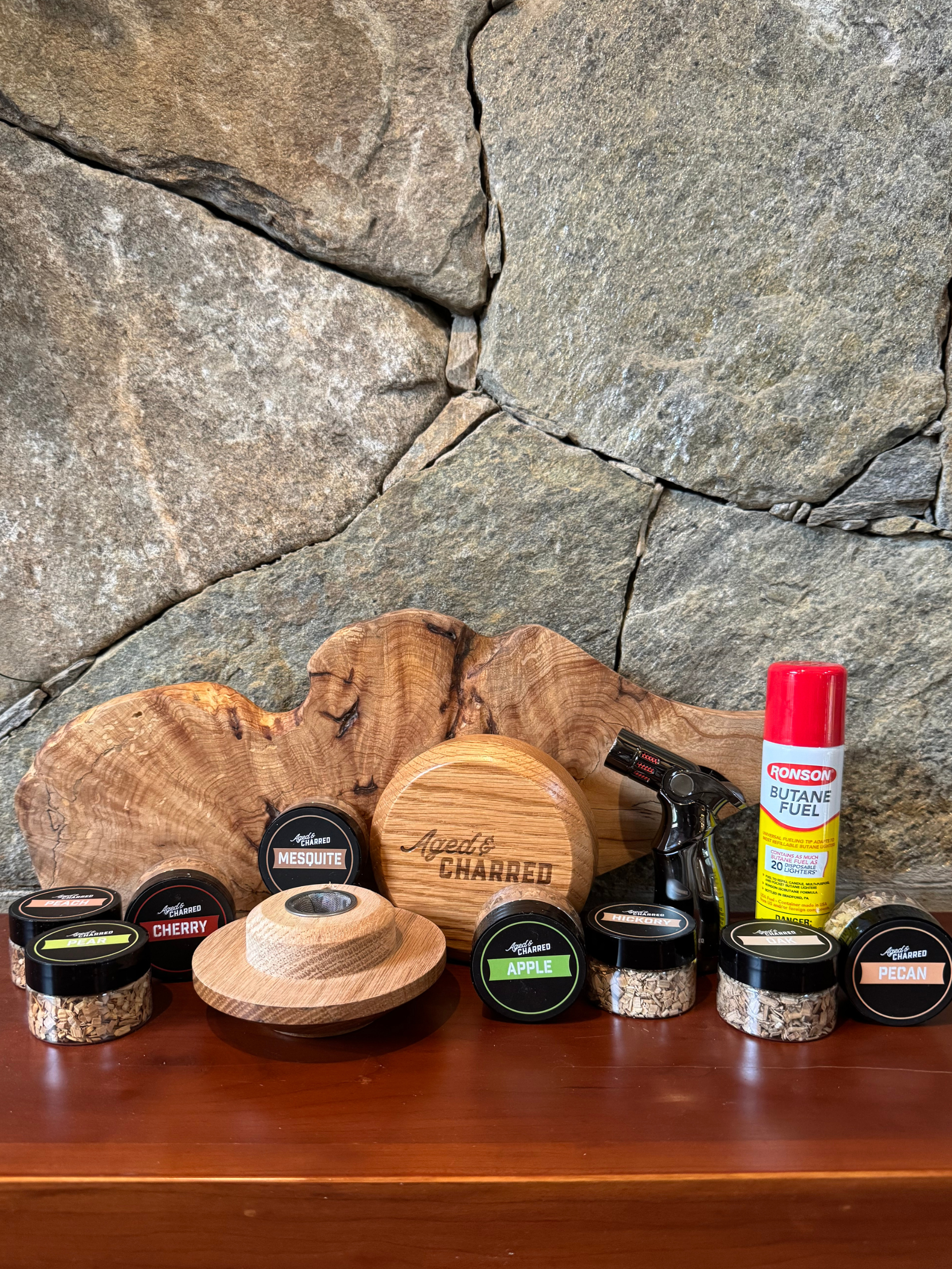 Aged & Charred Cocktail Smoker Kit