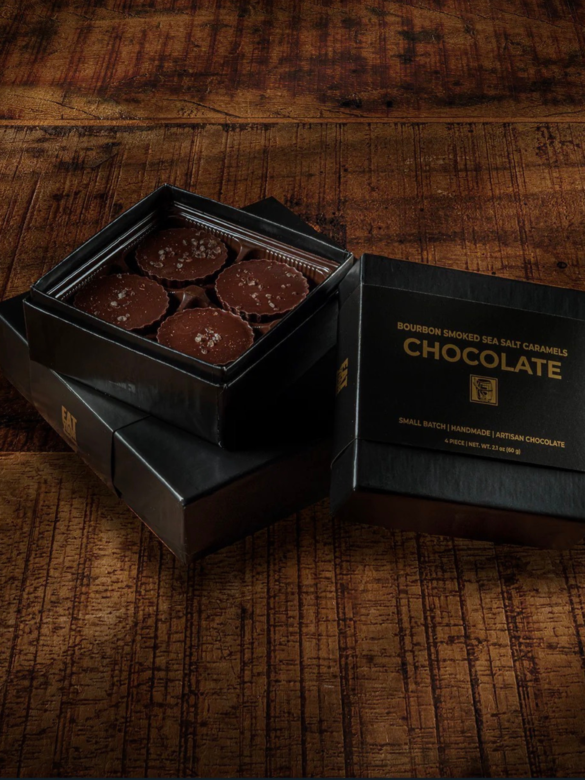 Smoked Sea Salt Caramels