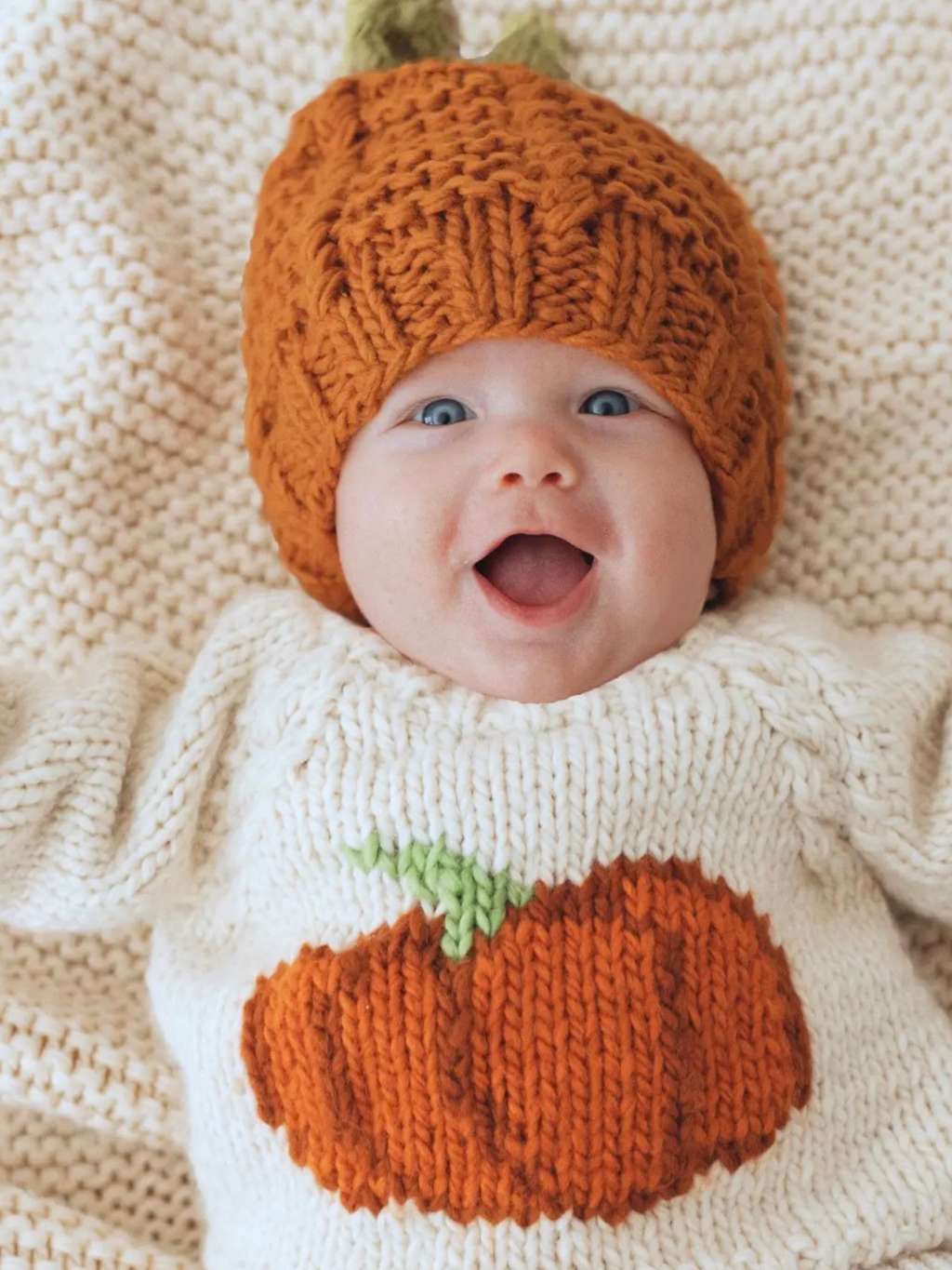 Huggalugs Pumpkin Crew Sweater