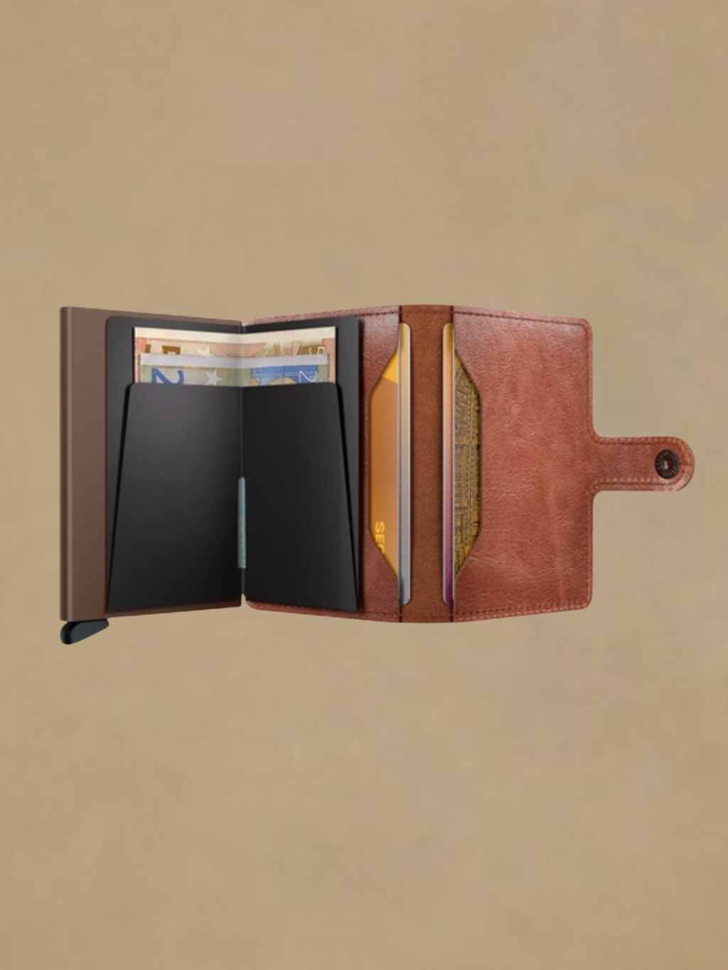 Secrid MiniWallet-Cognac Brown
