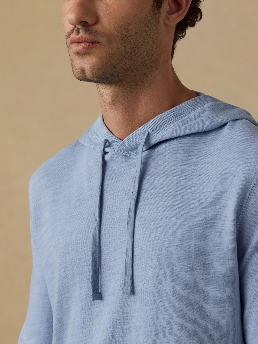 Faherty Sunwashed Organic Hoodie - Blue Isle