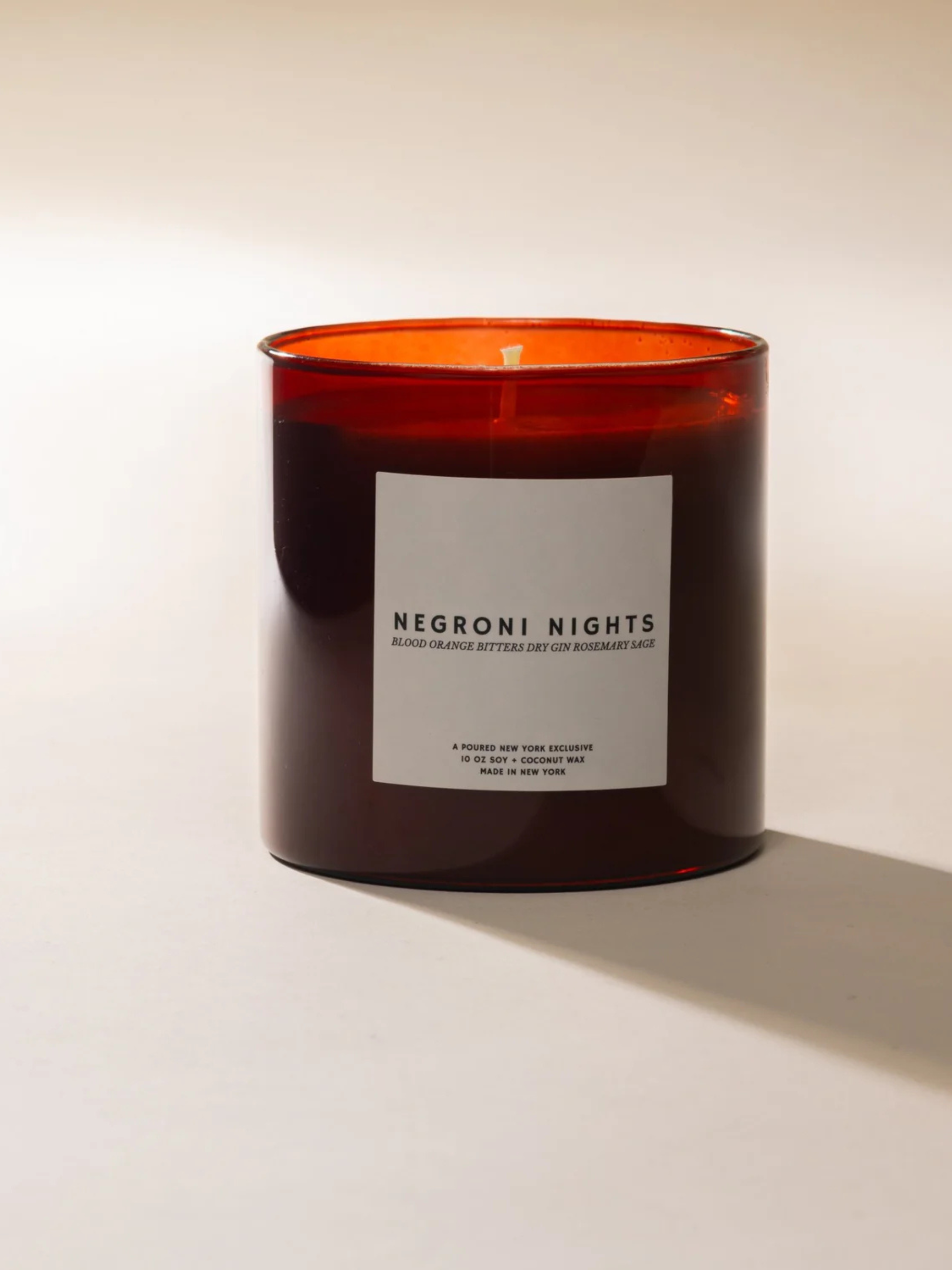 Poured New York - Negroni Nights 10oz Candle