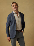 Faherty Inlet Knit Blazer - Deep Navy Melange