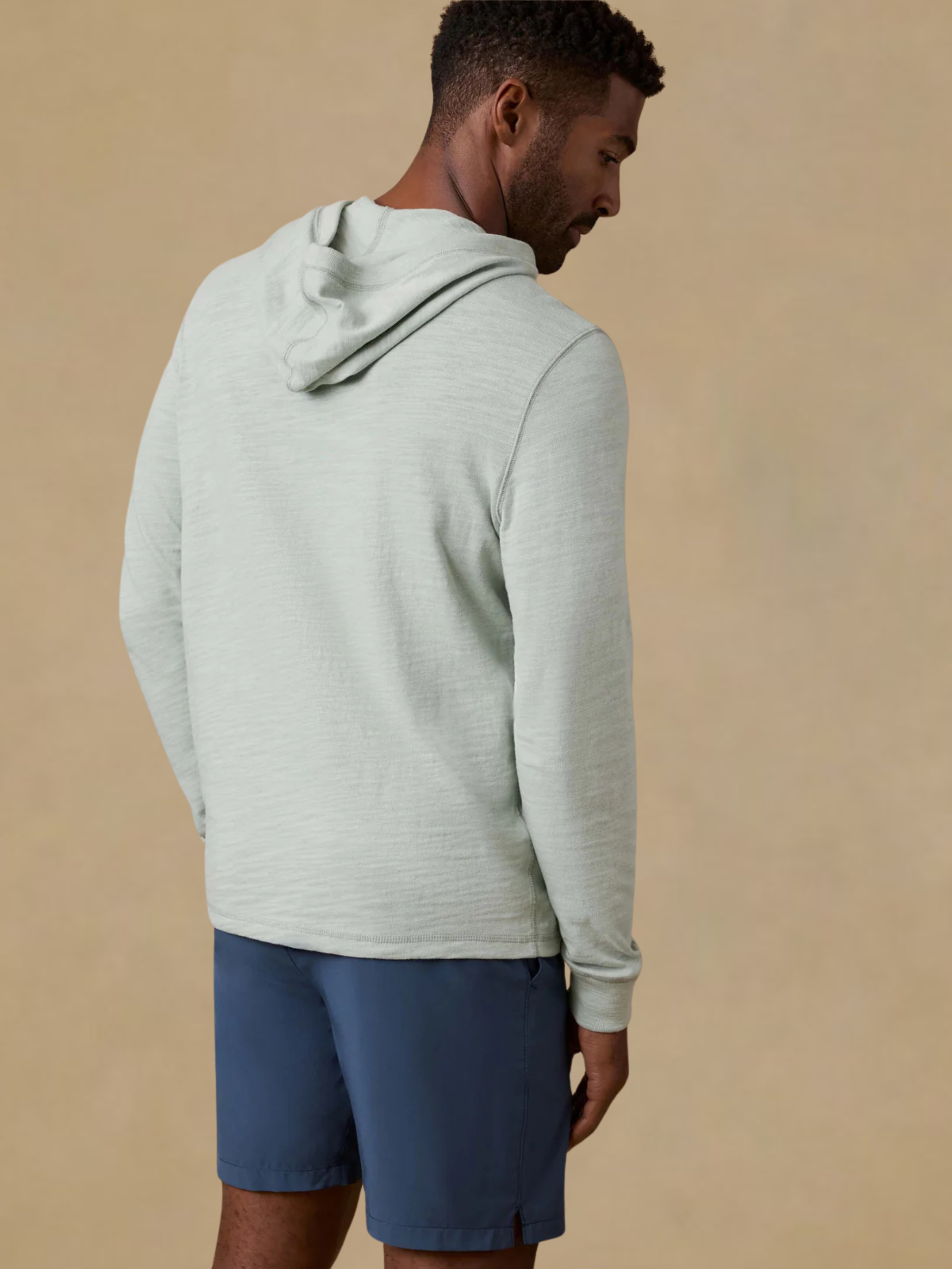 Faherty Sunwashed Organic Hoodie - Sea Break