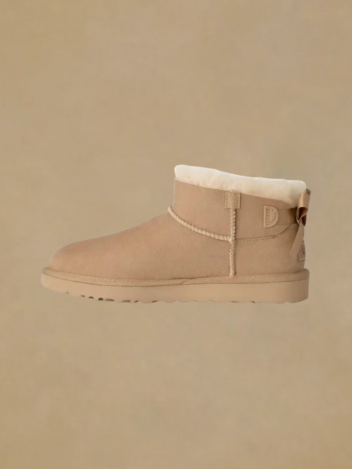 Ugg Ultra Mini Bailey Bow - Sand