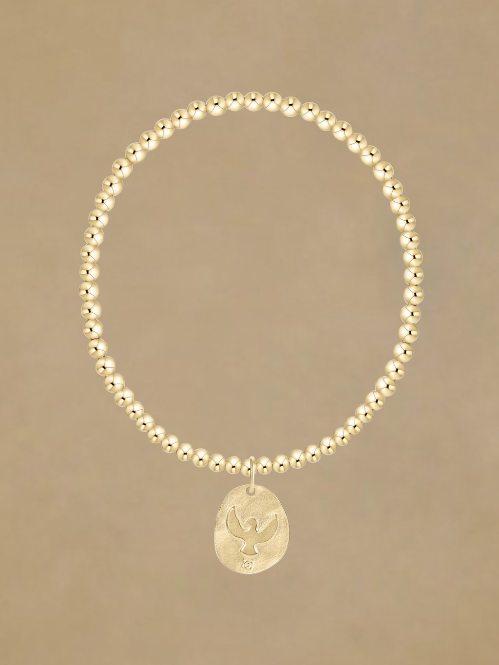 ENewton Classic Gold 3mm Bracelet - Inspire America Gold Disc