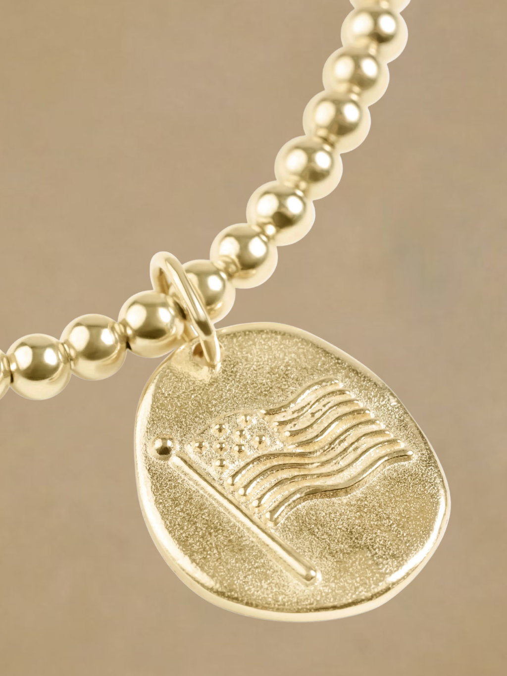 ENewton Classic Gold 3mm Bracelet - Inspire America Gold Disc