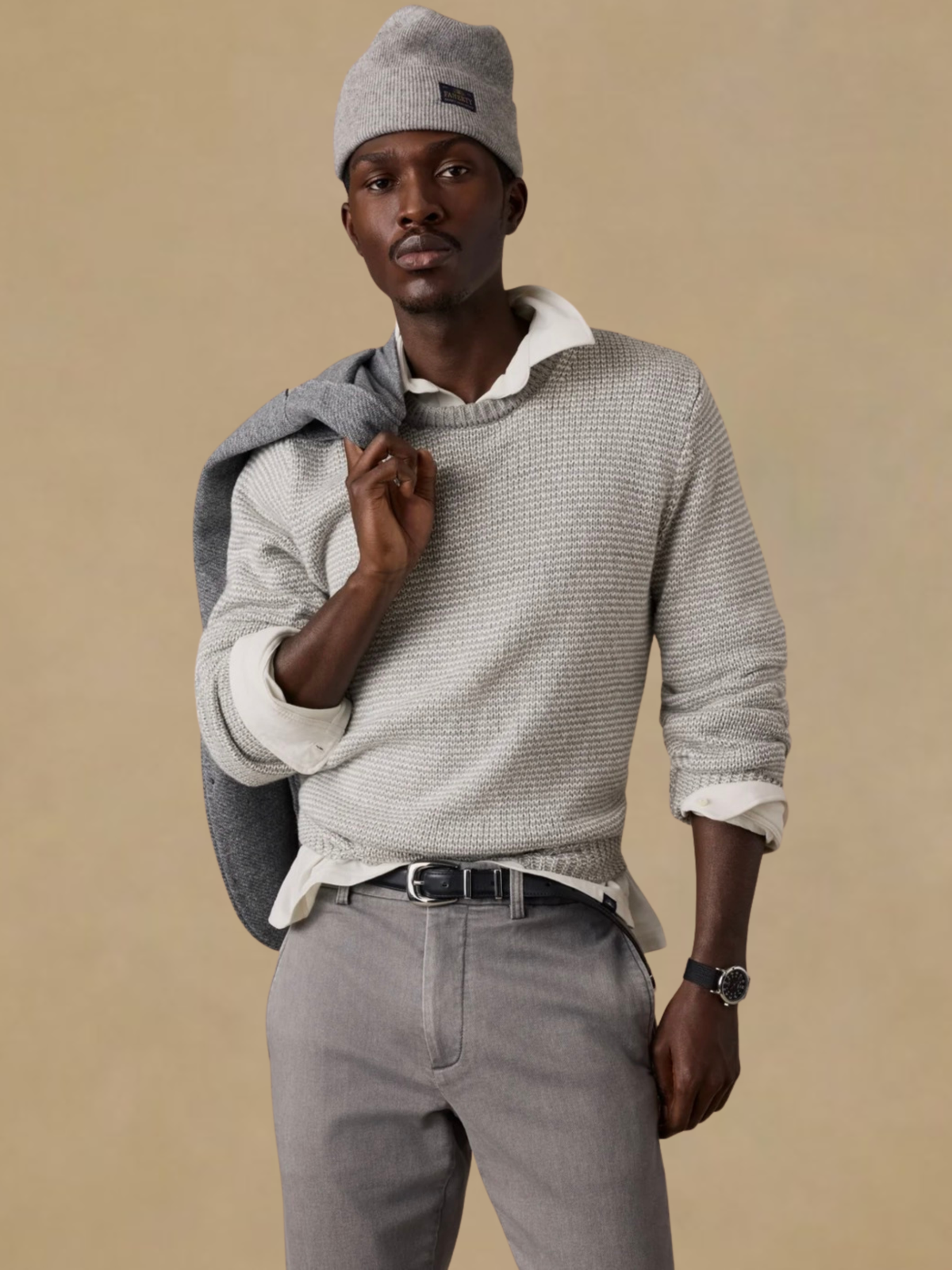 Faherty Heirloom Crewneck Sweater - Steel Shores Feeder