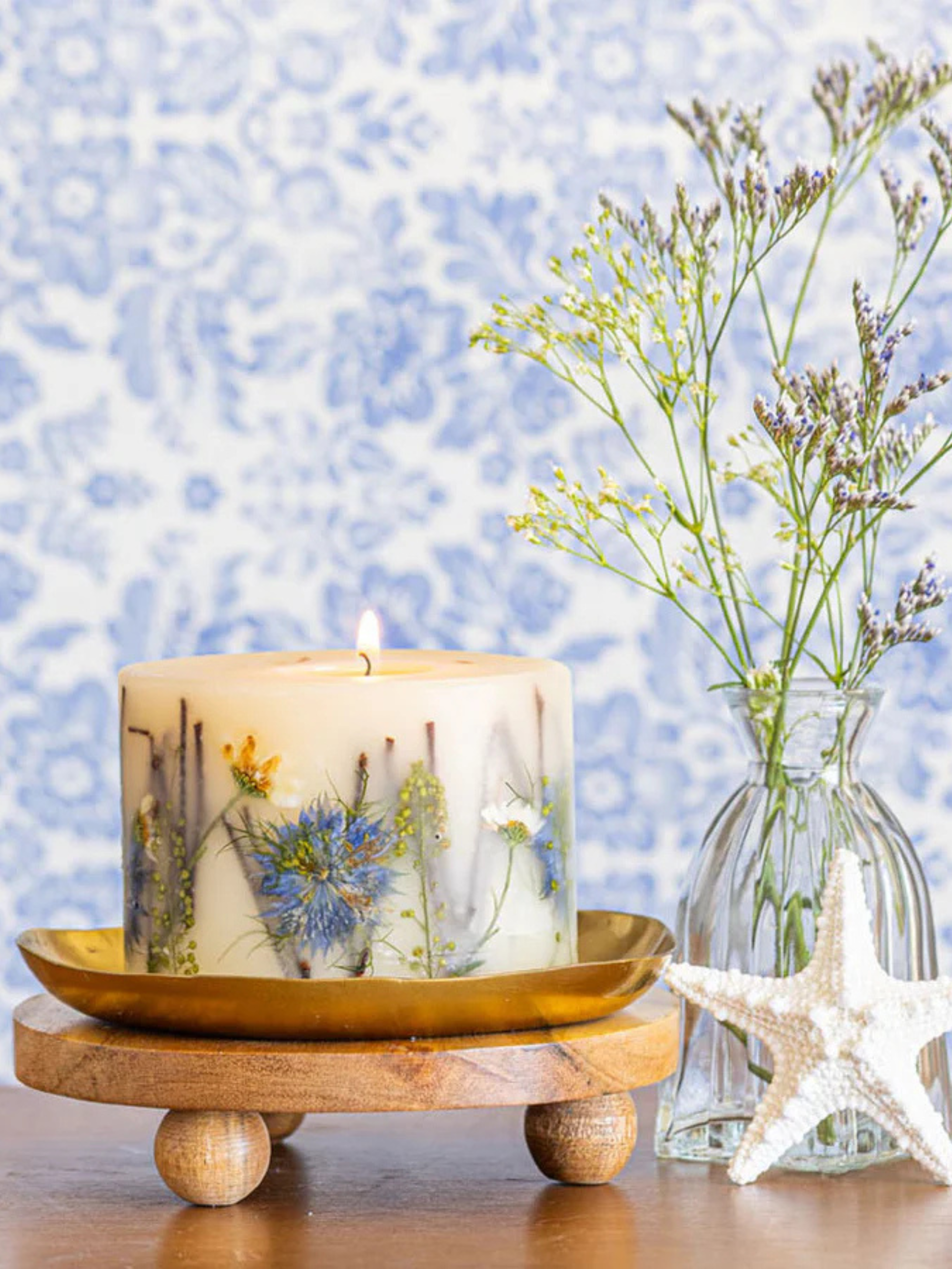 Rosy Rings Petite Botanical Candle - Sea Salt Mist