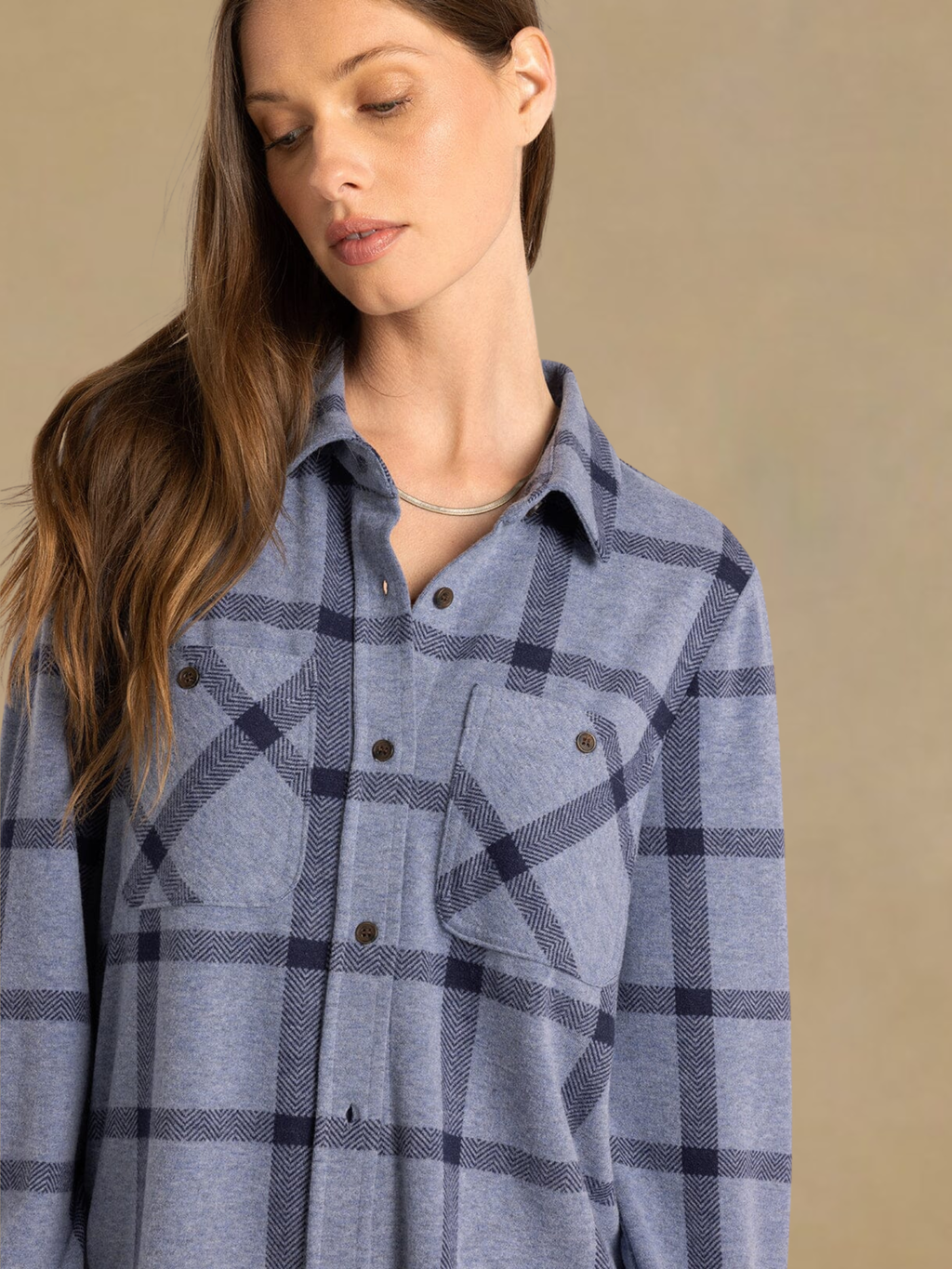 Thread & Supply Lewis Shirt - Navy Windowpane