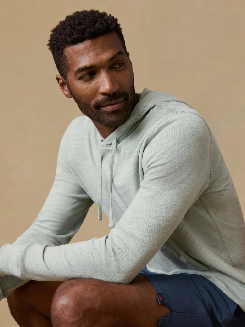 Faherty Sunwashed Organic Hoodie - Sea Break