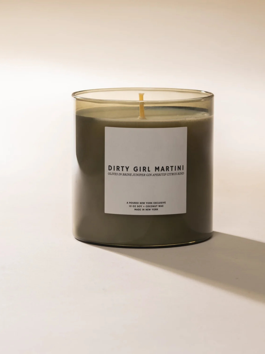 Poured New York - Dirty Girl Martini 10oz Candle