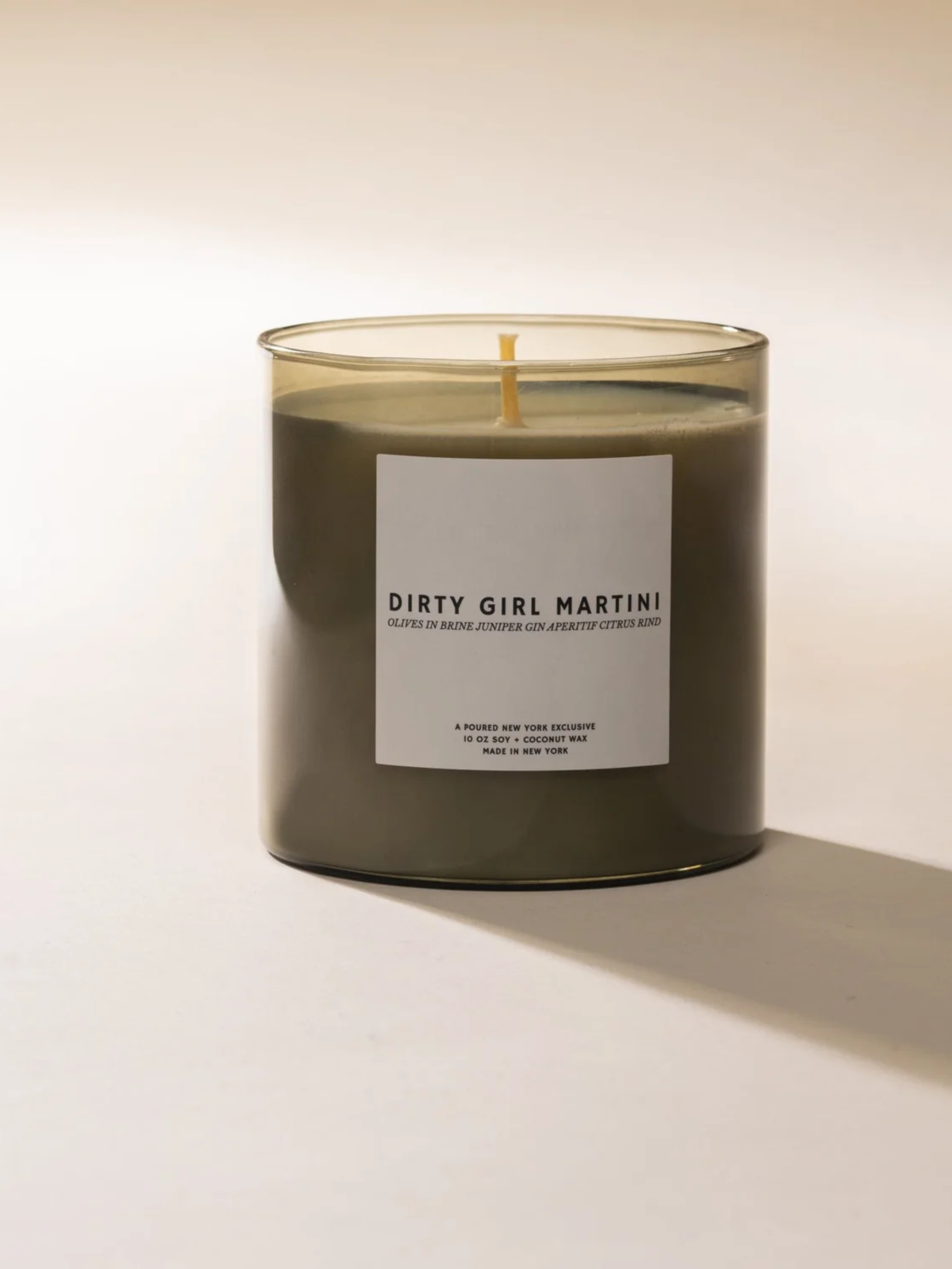 Poured New York - Dirty Girl Martini 10oz Candle