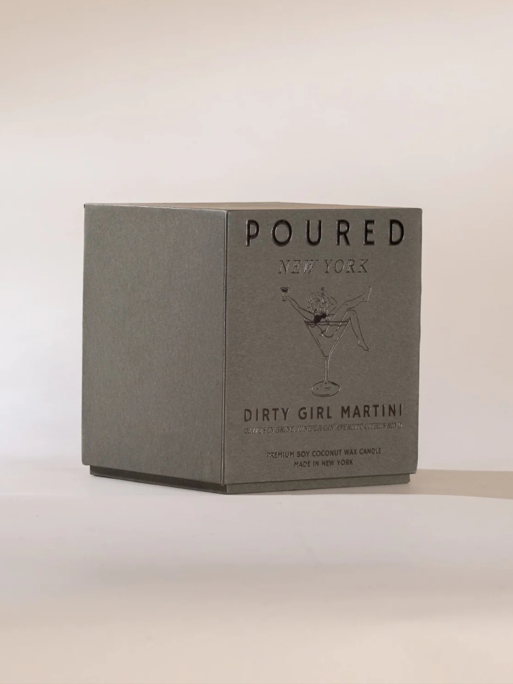 Poured New York - Dirty Girl Martini 10oz Candle
