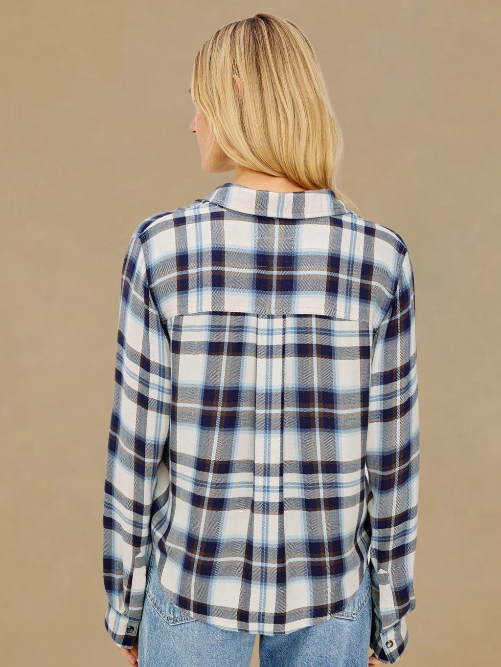Rails Malin Shirt - Ecru Midnight