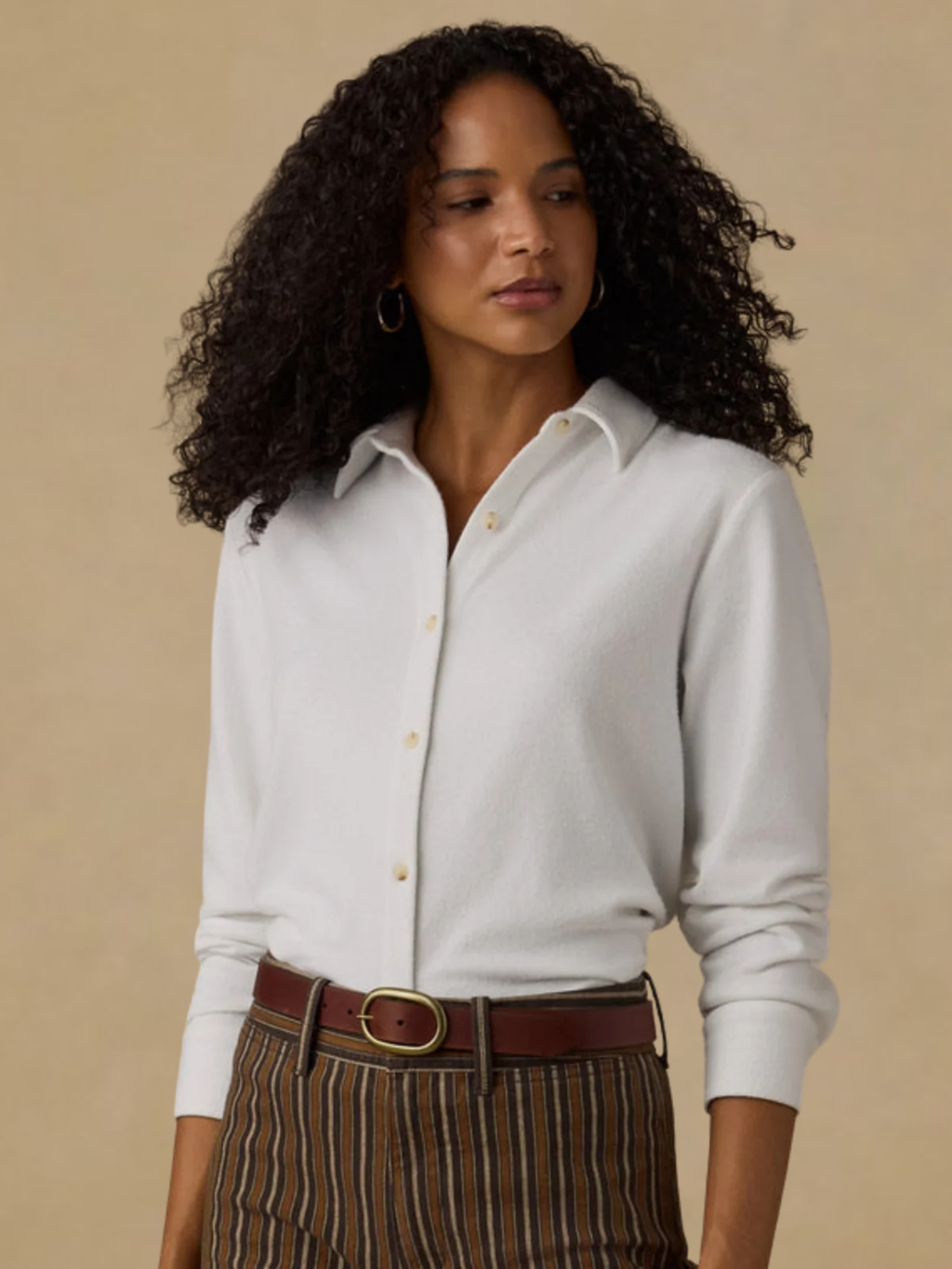 Faherty Legend Shirt - Pure White
