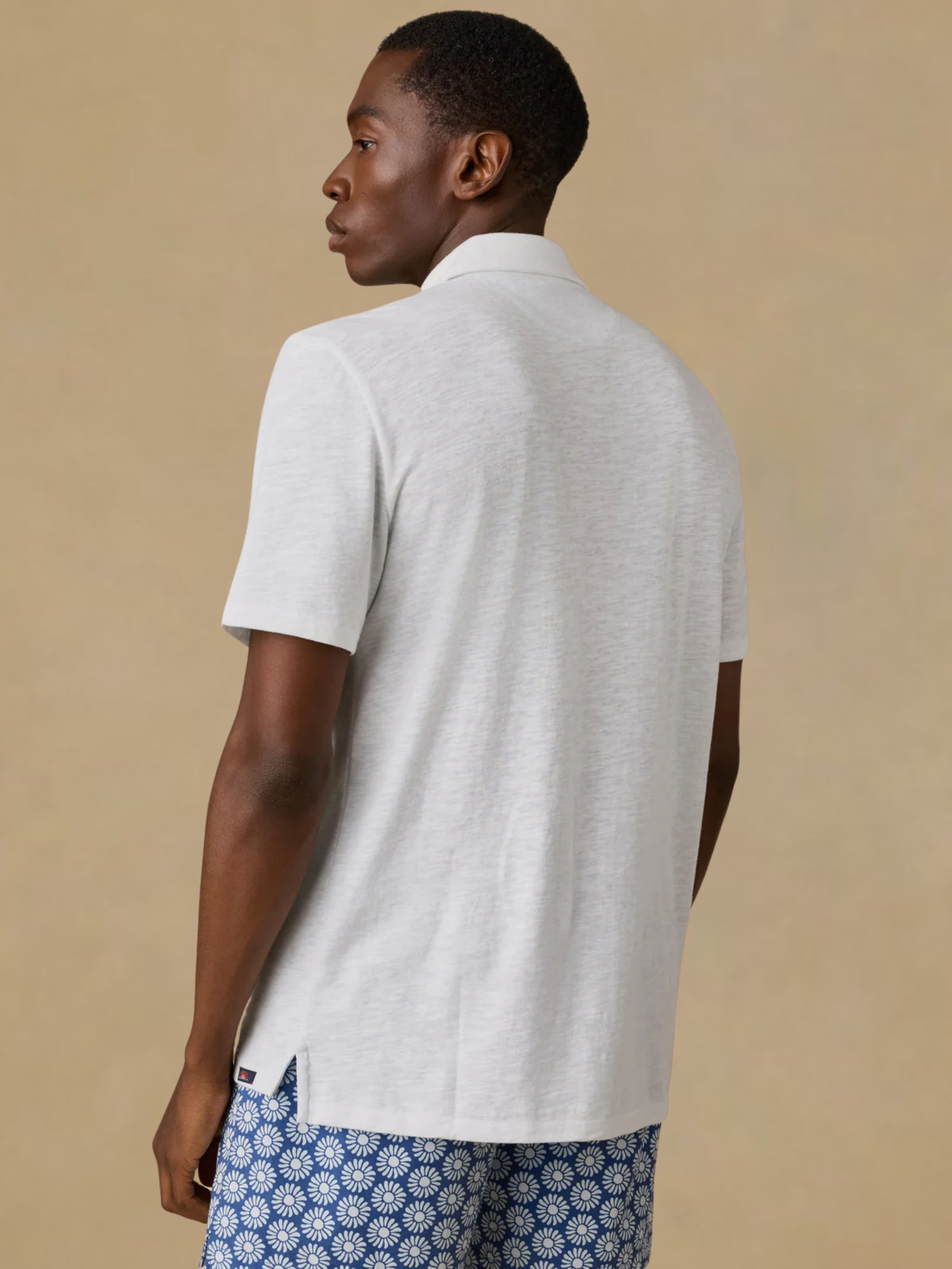 Faherty Short-Sleeve Breeze Polo - White