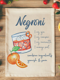 Negroni Tea Towel