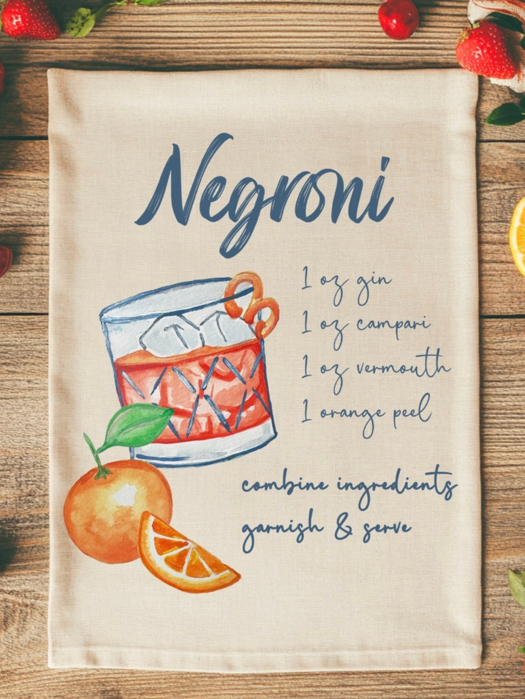 Negroni Tea Towel