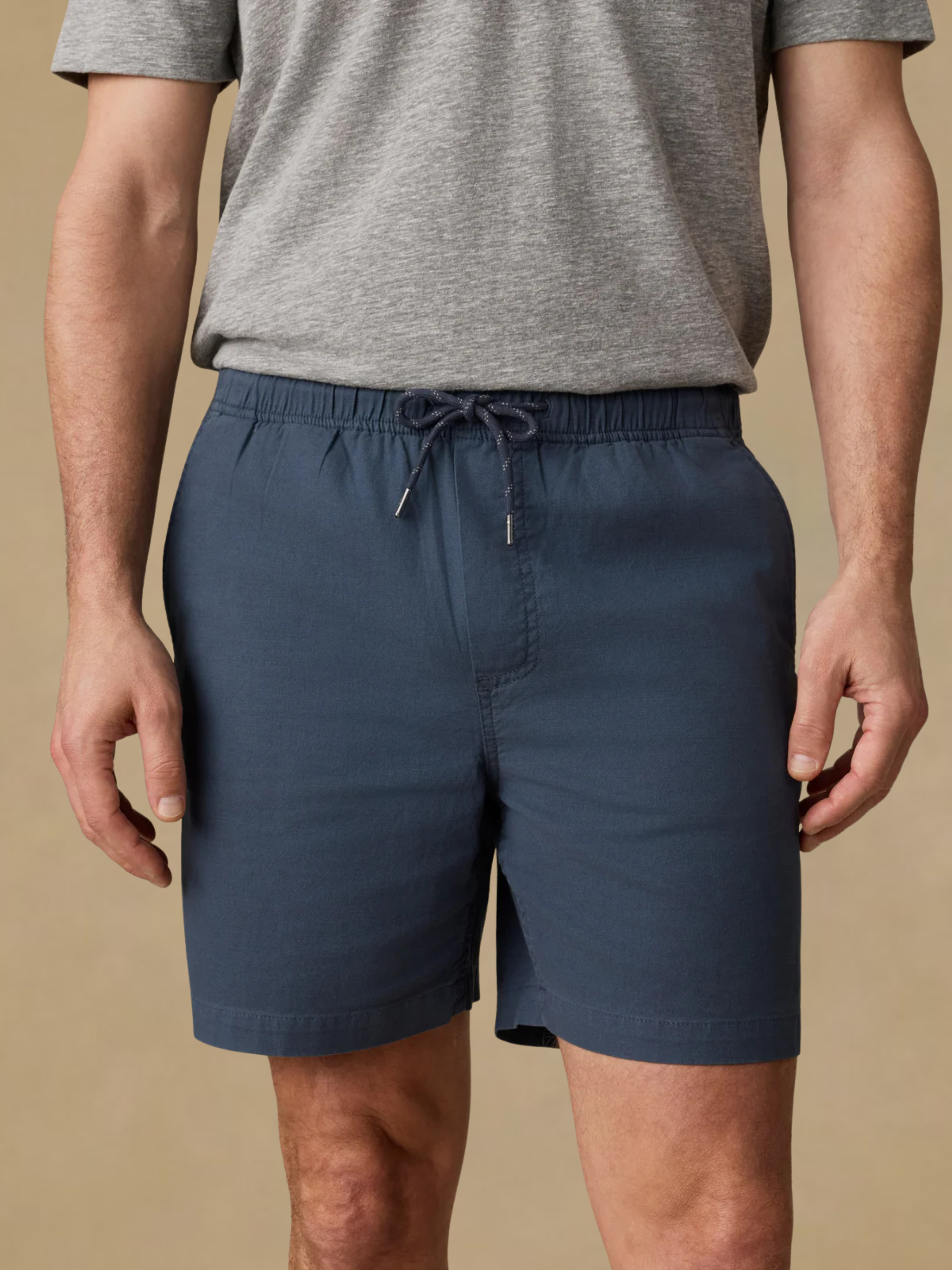 Faherty Essential Drawstring Short - Blue Nights
