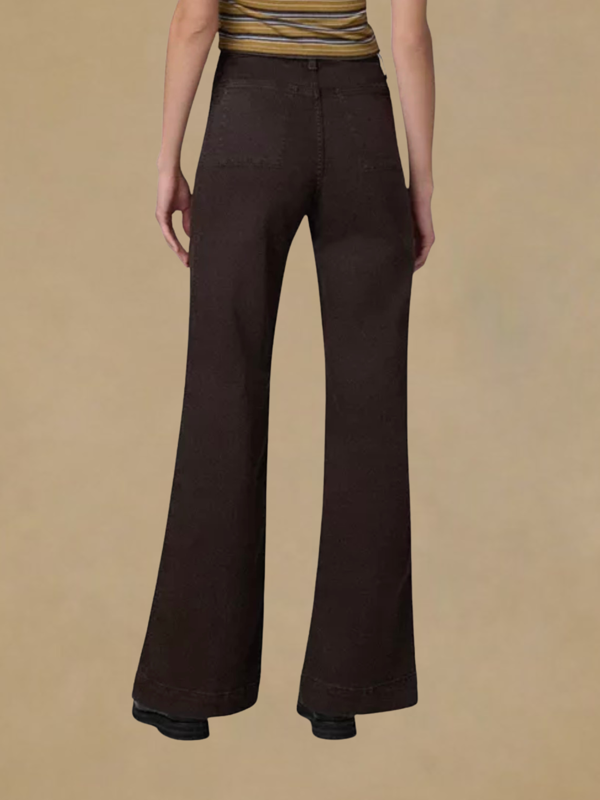 Joe’s The Mia Paneled High Rise Pant - Dark Coffee Bean
