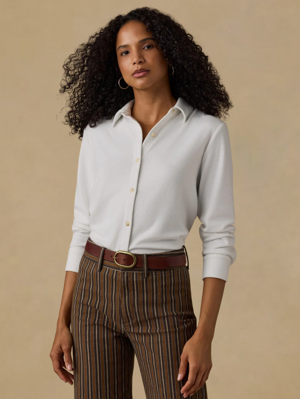 Faherty Legend Shirt - Pure White