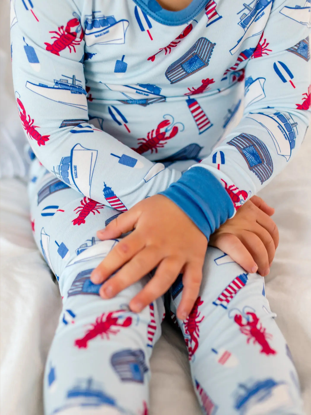 Bailey Baby Co. - All Things Lobster Fishing Two Piece Pajama Set