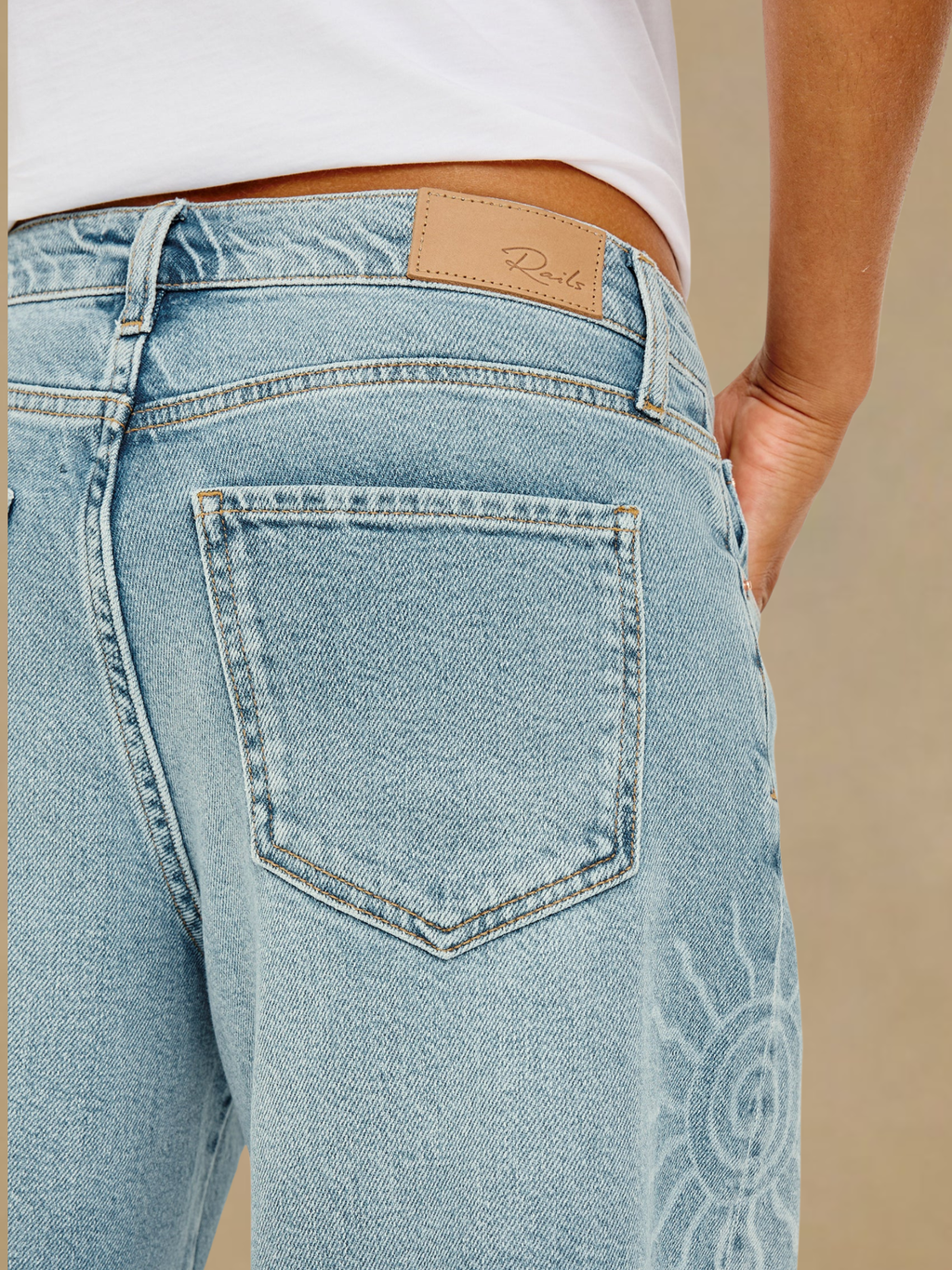 Rails Angeleno Wide Leg Crop - Soleil