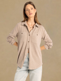 Thread & Supply Lewis Shirt - Soft Brown Heather