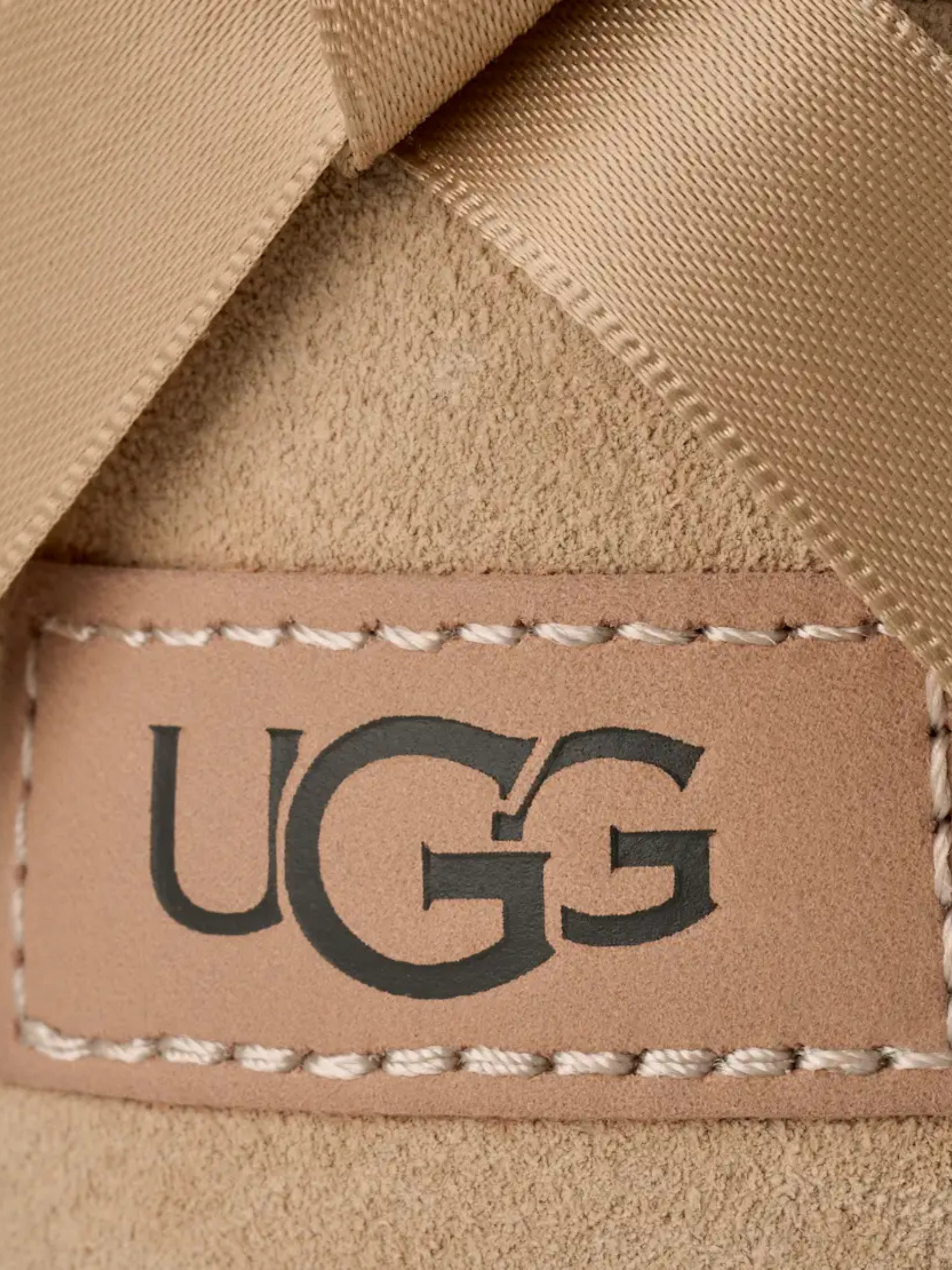 Ugg Ultra Mini Bailey Bow - Sand