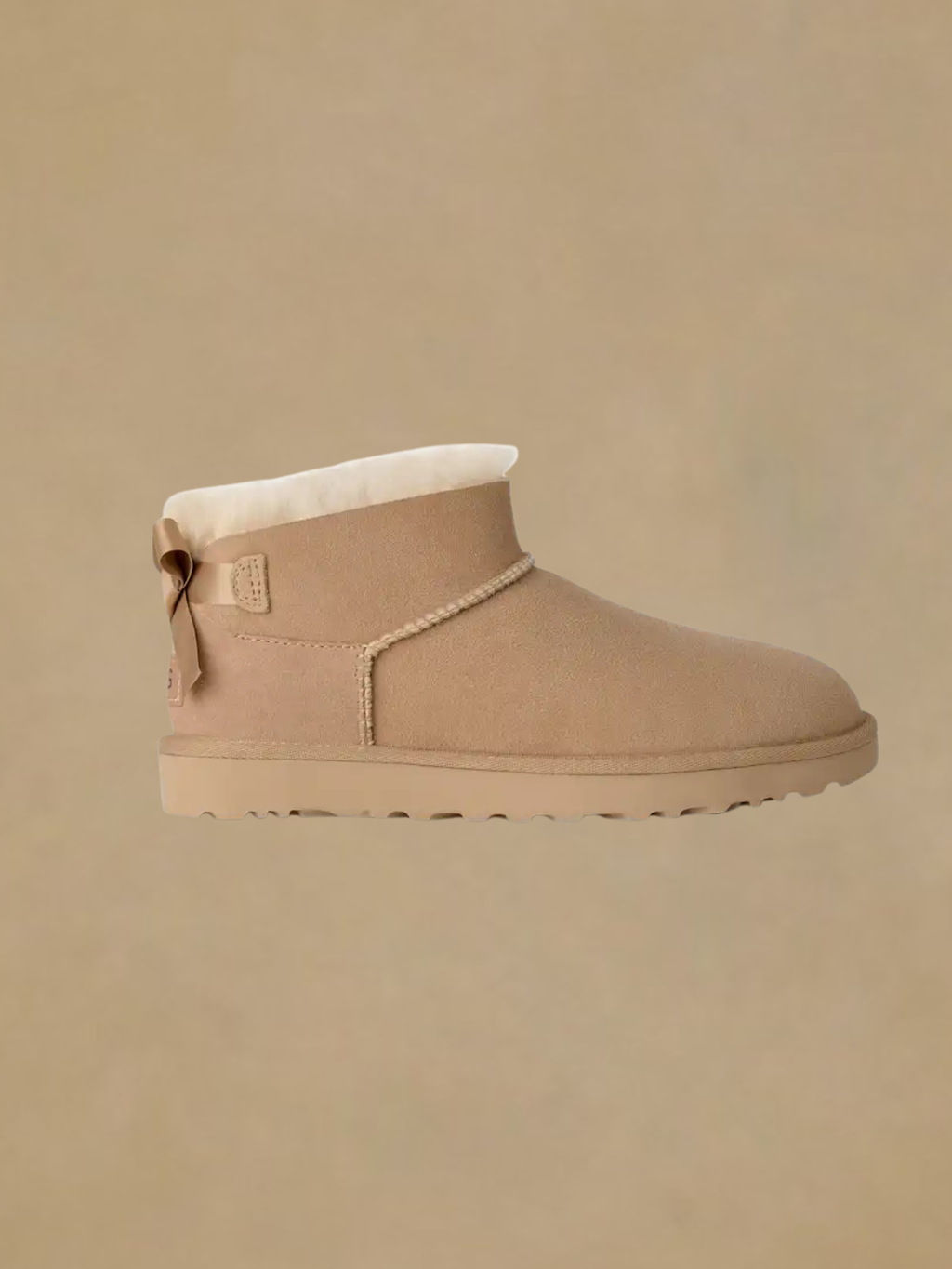 Ugg Ultra Mini Bailey Bow - Sand
