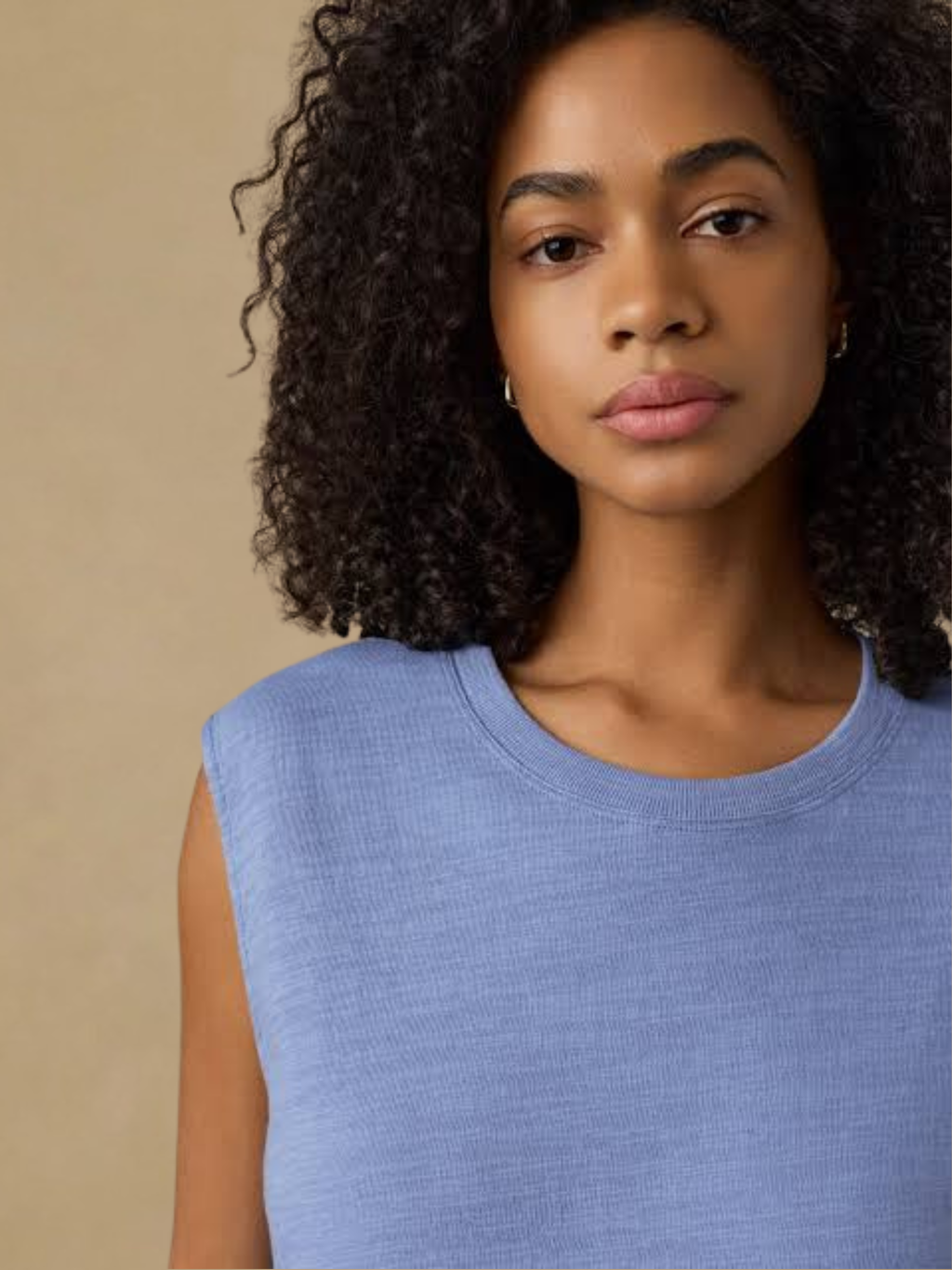 Faherty Sunwashed Slub Muscle Tank - Ocean Dusk