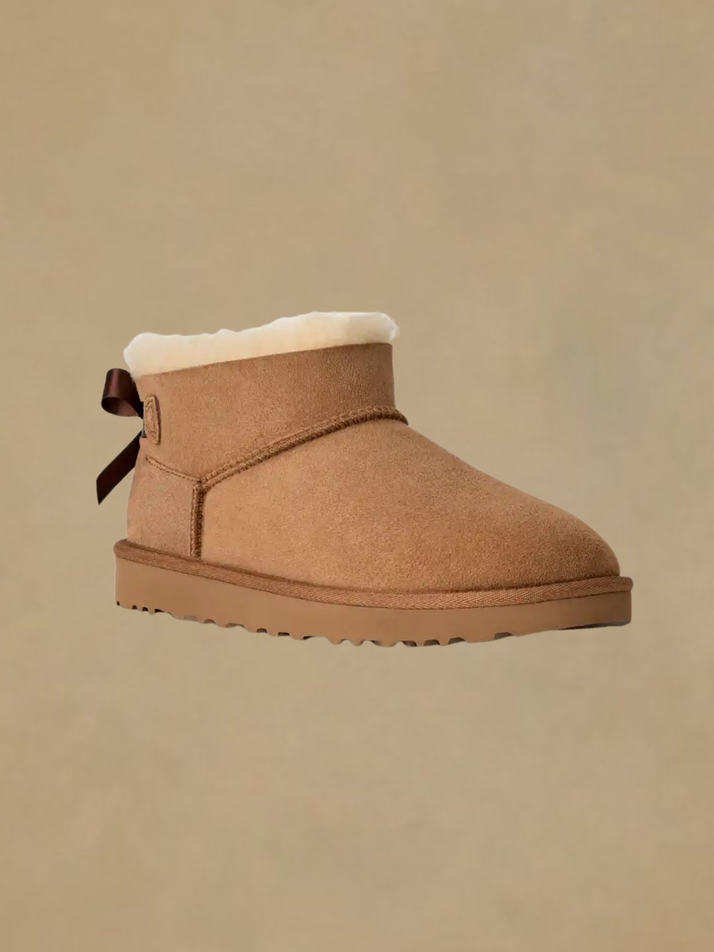 Ugg Ultra Mini Bailey Bow - Chestnut