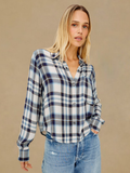 Rails Malin Shirt - Ecru Midnight