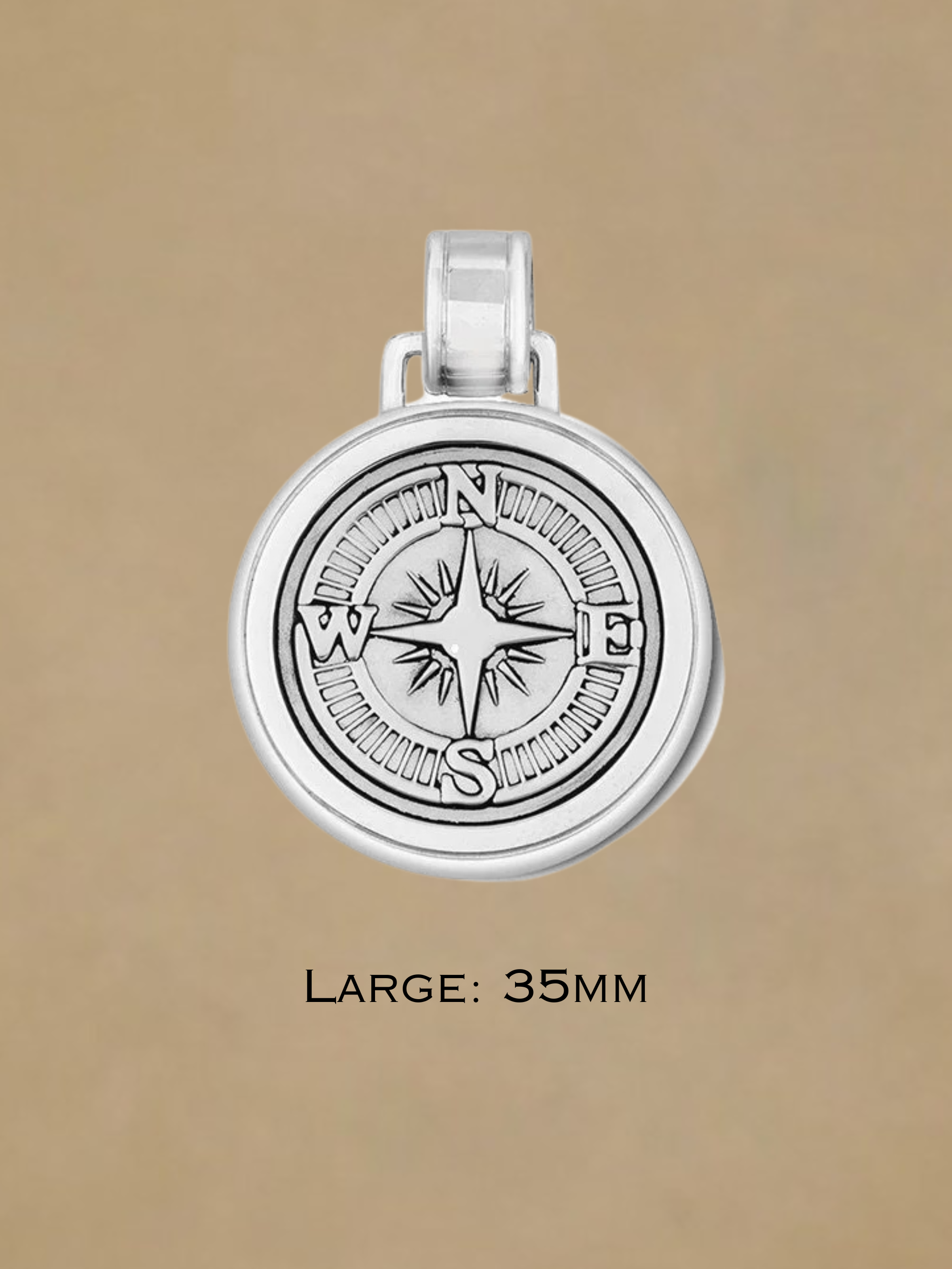 LOLA Compass Rose Pendant - Oxy