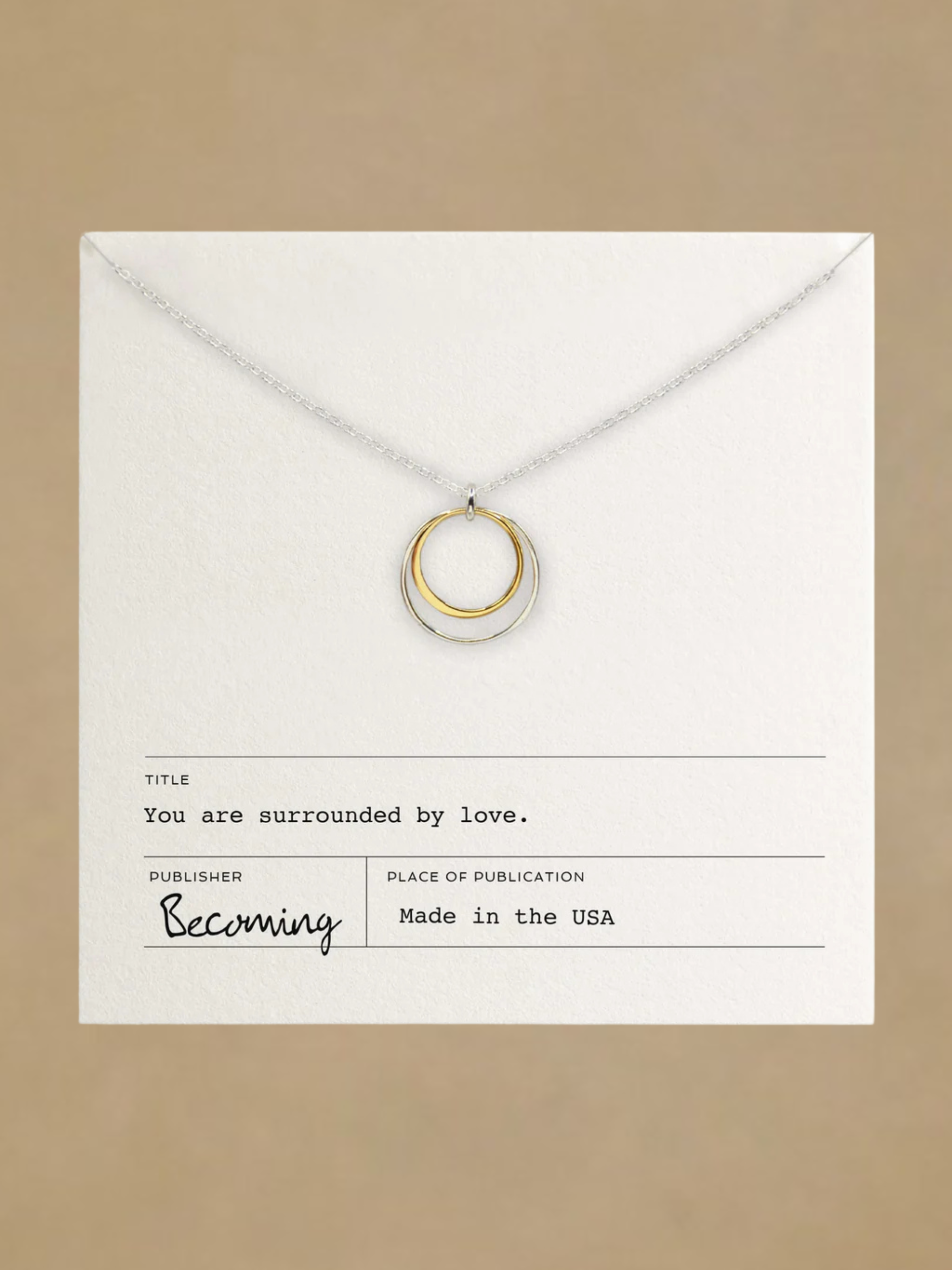 Becoming “Surrounded by Love” Necklace
