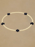 ENewton Signature Cross Small 2mm Bracelet - Navy