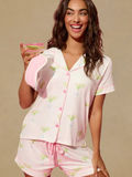 P.J. Salvage Margarita Mama Spicy Sips 3-Piece Short PJ Set