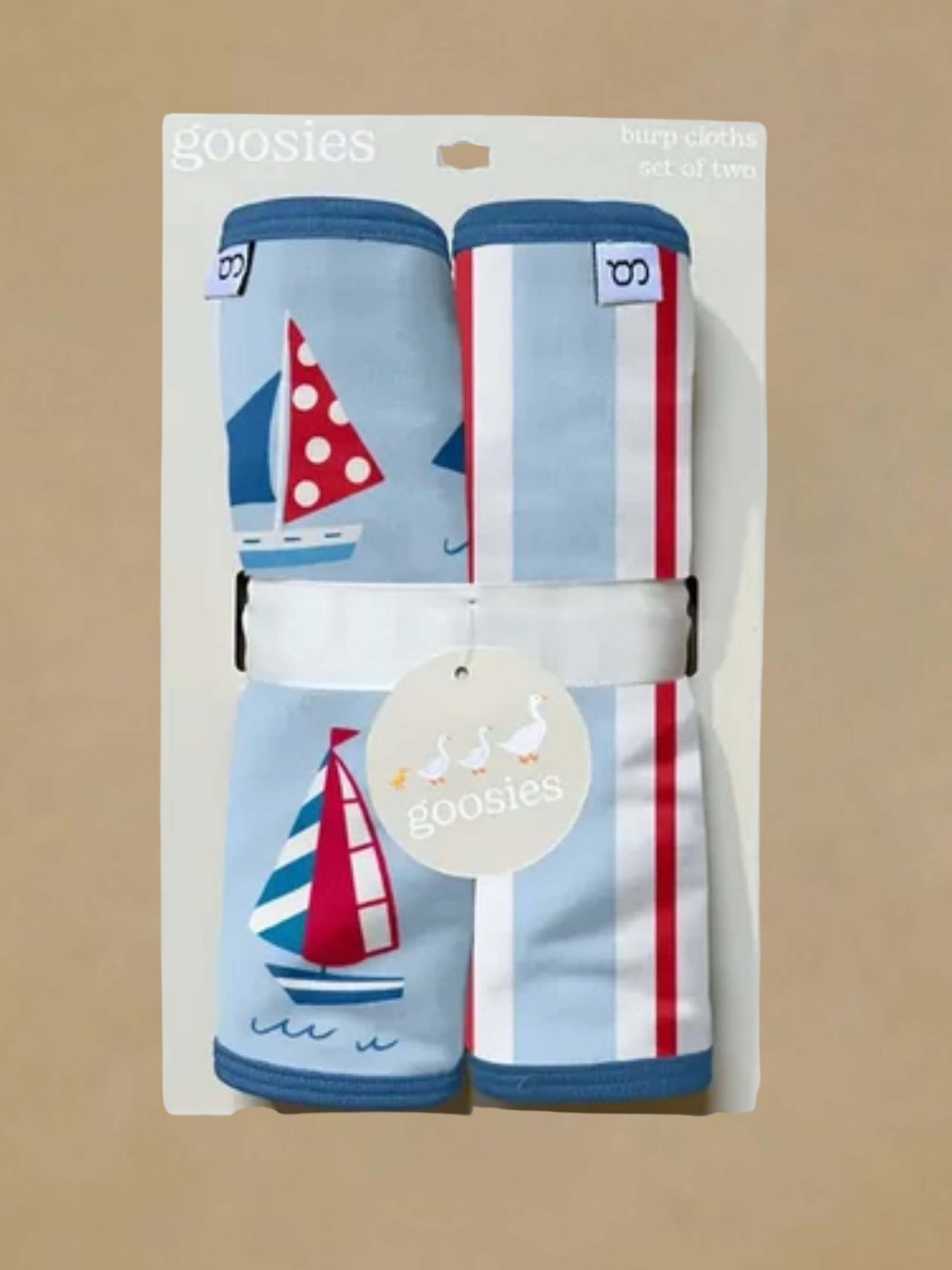 Goosies Burp Cloth Set - Sail Away