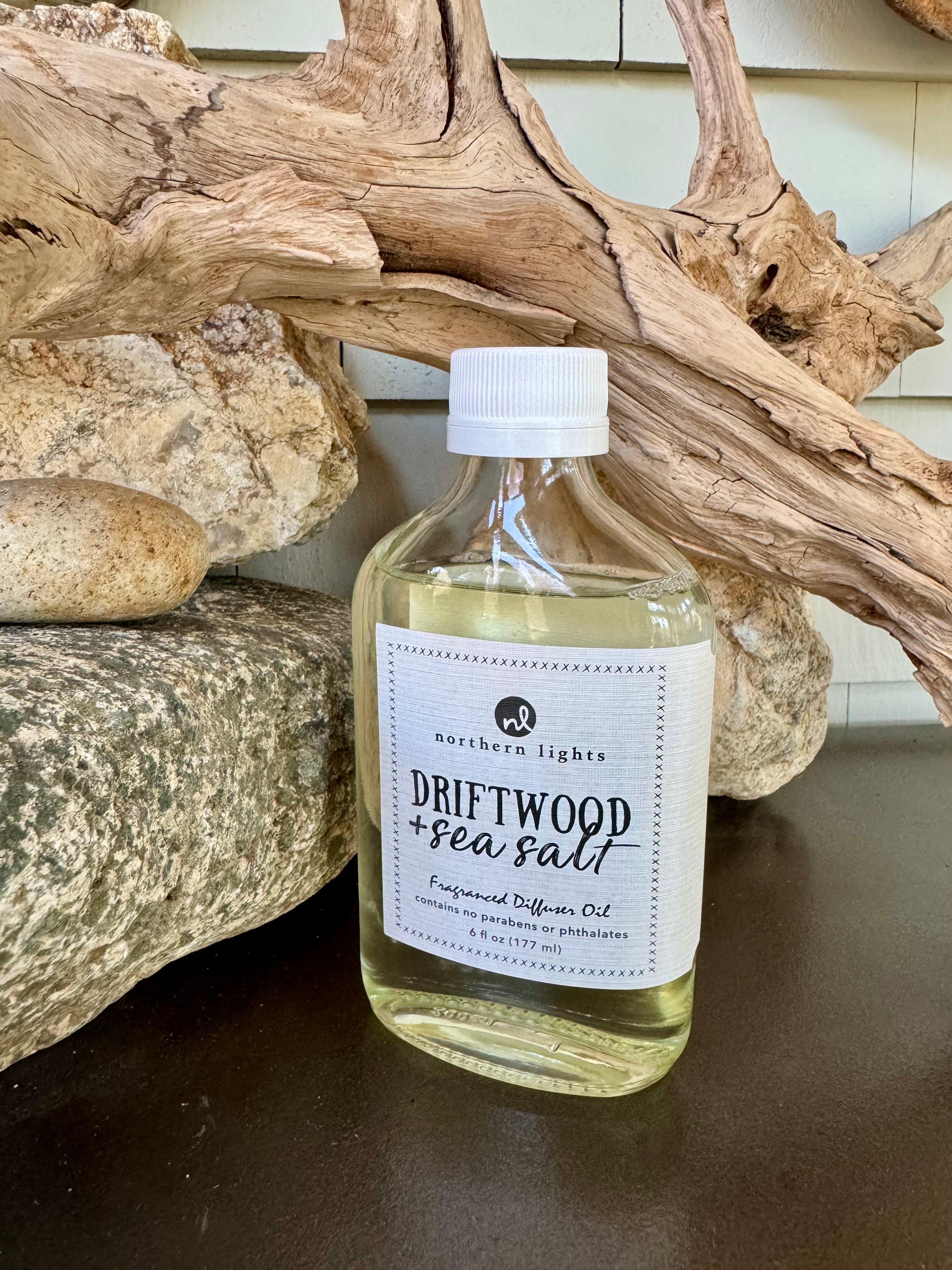 Northern Lights 6oz Diffuser Refill - Drftwood & Sea salt
