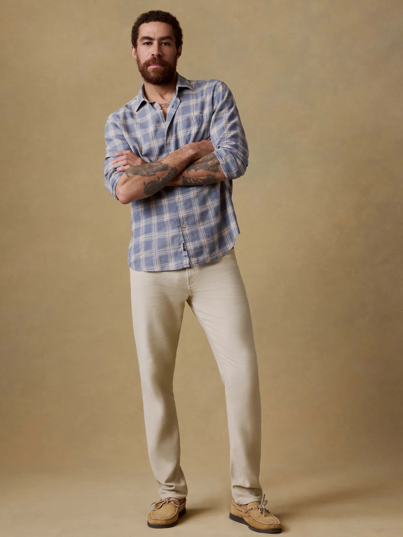 Faherty Stretch Terry 5 Pocket Pant - Stone