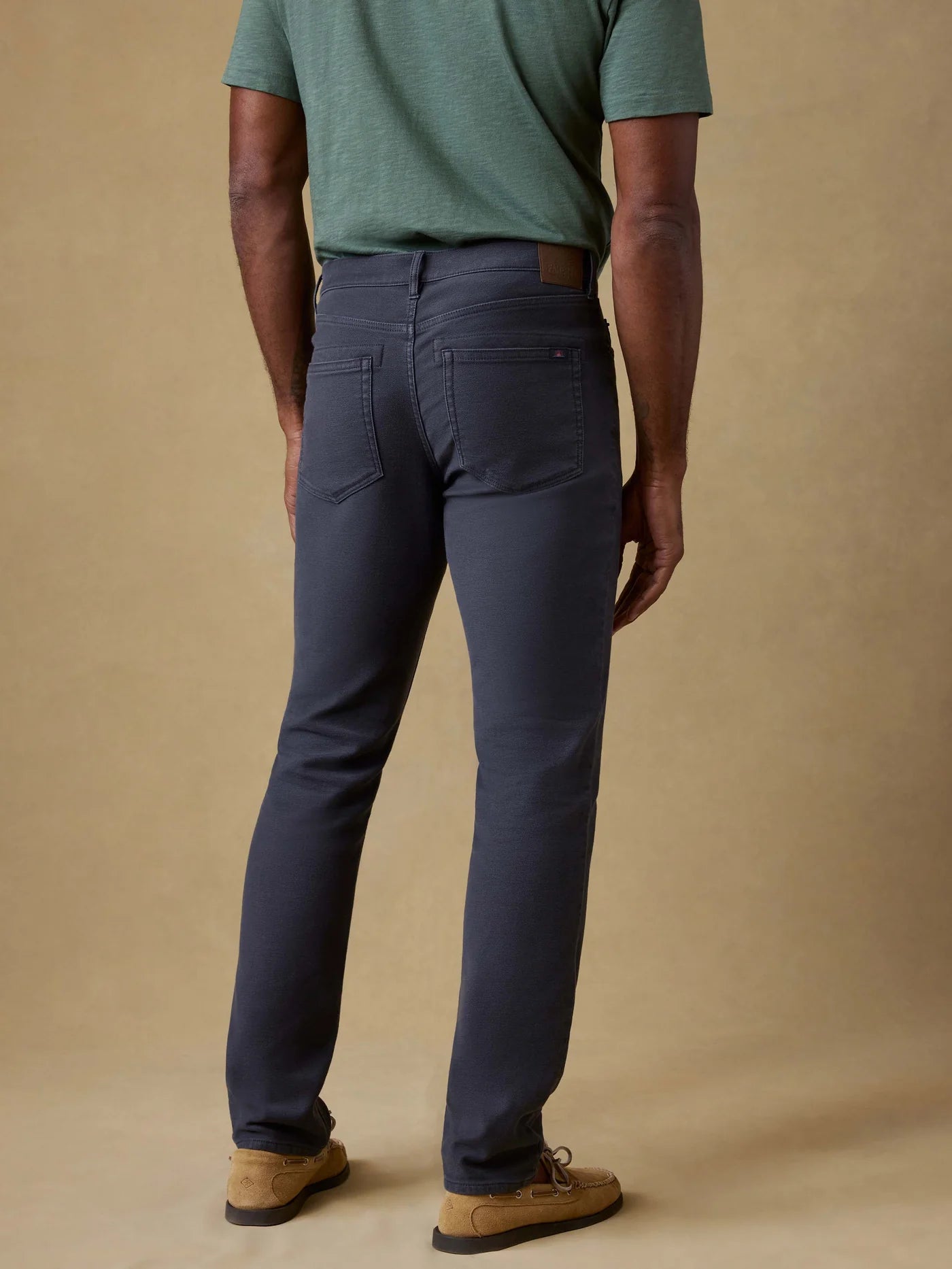 Faherty Stretch Terry 5 Pocket Pant - Navy